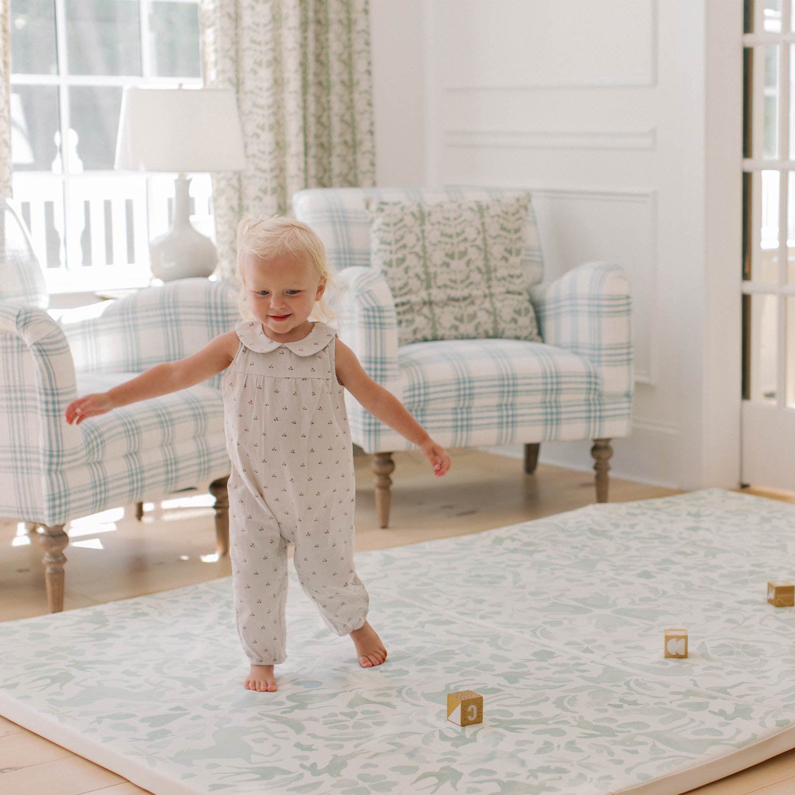 
For Their Next Stage Of Play
The Tumbling Mat
Unfold the fun. A portable, extra padded mat, designed for all ages.
